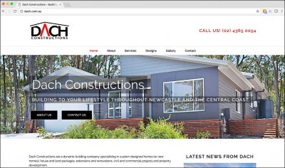 Dach Constructions – New website launch